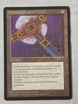 NM Gustha's Scepter Alliances Mtg Magic the Gathering - Image 1
