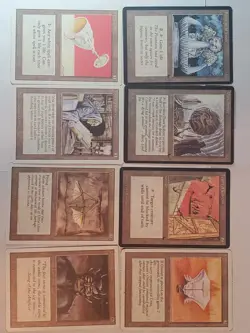 MTG lot of 8 the dark and revised artifacts - Image 1