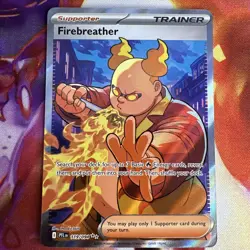Fire Breather 119/94 Full Art Trainer Holo Me02: Phantasmal Flames Pokemon TCG - Image 1