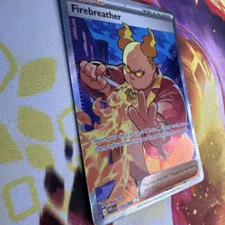 Fire Breather 119/94 Full Art Trainer Holo Me02: Phantasmal Flames Pokemon TCG - Image 2