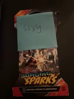 VERY HEAVY - 31.85g - Pokemon Surging Sparks Sleeved Booster Pack - SEALED! - Image 4
