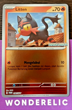 Litten 098/SV-P Holo Paradoks Andalan PROMO Exclusive Pokemon Indonesia - Image 1