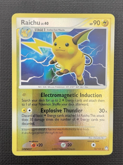 Raichu #15/123 Reverse Holo Rare DP Mysterious Treasures Pokemon NM/LP Vintage - Image 1