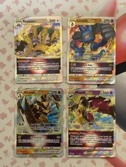 Pokemon TCG Lot of 14 VSTAR Ultra Rare & Promo’s, Lucario,Palkia,Dialga & More - Image 2