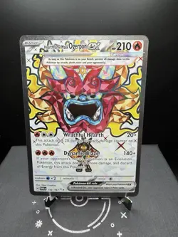 Pokemon TCG SV Twilight Masquerade Hearthflame Mask Ogerpon EX 192/167 Holo NM - Image 1