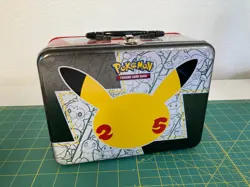 Pokemon TCG Celebrations 25th Anniversary Tin Metal Lunchbox - Image 1