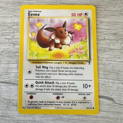 Pokemon TCG Eevee 2002 Legendary Collection Near Mint Condition - Image 1