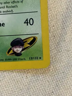 2000 Rocket's Scyther Gym Heroes Pokemon TCG Unlimited Holo 13/132 - Image 3