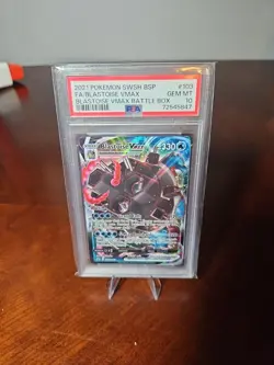 2021 POKEMON SWSH BLASTOISE VMAX BATTLE BOX PROMO FULL ART/BLASTOISE VMAX PSA 10 - Image 1