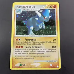 Pokemon 2007 Mysterious Treasures Rampardos #33/123 HOLO - Image 1