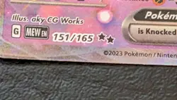 Mew Ex 151/165 Pokemon TCG Scarlet Violet 151 Full Art Rare Holo Pack Fresh - Image 3