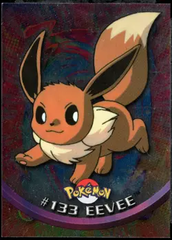 2000 Topps Pokemon TV Animation Edition Series 3 Holo Foil #133 Eevee - Image 1