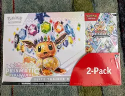 Pokemon TCG Prismatic Evolutions ETB Elite Trainer Box And Booster Bundle Costco - Image 1