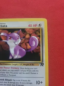 Pokemon: Rattata 1st Edition #66/82 Team Rocket 2000 Vintage WOTC - LP - I122 - Image 5