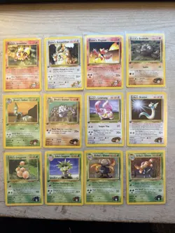 Gym Heroes - Complete Commons and Uncommons - 1st Edition NM/LP - Pokemon WTOC - Image 1