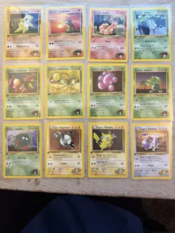 Gym Heroes - Complete Commons and Uncommons - 1st Edition NM/LP - Pokemon WTOC - Image 4