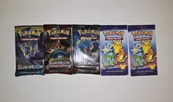 (Lot of 5) Pokemon TCG: Sun And Moon And McDonalds 2021 Pack LOT OF 5 Sealed New - Image 2