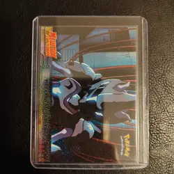 topps Pokemon The First Movie Textured Holo Foil #6 Mechanical Mewtwo Black Logo - Image 2