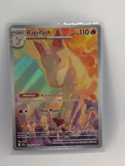 Rapidash 189/182 Sv10: Destined Rivals Holo Rare Pokemon TCG Illustration - Image 2