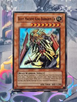 YuGiOh Beast Machine King Barbaros Ur ANPR-EN097 Super Rare UNL Edition NM - Image 1