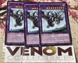 3x (M/NM) - First of the Dragons - LDK2-ENK41 - Common - 1st Edition YuGiOh - Image 1