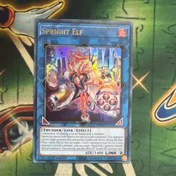 Yugioh! Spright Elf POTE-EN049 Ultra Rare 1st Edition NM - Image 1