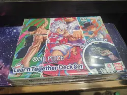 One Piece Card Game Learn Together Deck Set LT01 English New Sealed - Image 1