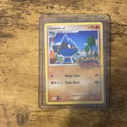 Pokemon Lucario 12/16 Rumble Card 90 HP English Nintendo 2009 - Image 3