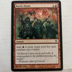 Battle Hymn Avacyn Restored Magic The Gathering MTG Card HP - Image 1