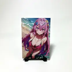 Oshi no Ko Minami Kotobuki Sexy Bikini Anime Waifu Girl Goddess Glitter Art Card - Image 2