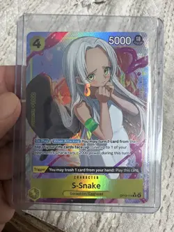 S-Snake (Alt Art) OP13-114 R Carrying on His Will - ONE PIECE Card Game FASTSHIP - Image 1