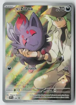 N's Zorua - 189 - SV: Scarlet & Violet Promo Cards Holo - PTCG - Image 1