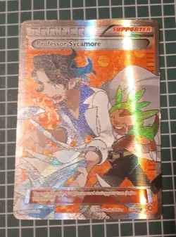 Professor Sycamore - 114/114 XY Steam Siege Ultra Rare Card Full Art Pokemon TCG - Image 2