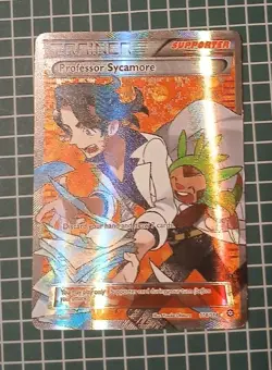 Professor Sycamore - 114/114 XY Steam Siege Ultra Rare Card Full Art Pokemon TCG - Image 3