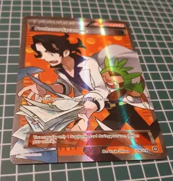 Professor Sycamore - 114/114 XY Steam Siege Ultra Rare Card Full Art Pokemon TCG - Image 4
