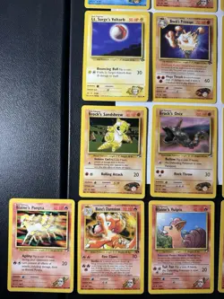 Pokemon TCG WOTC 1999 Gym Heroes Blaine Misty Brock Giovanni Sabrina 36 Card Lot - Image 2