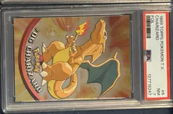 Topps 1999 Pokemon T.V. Charizard #6 Foil PSA 7 Fire Dragon Card - Image 1