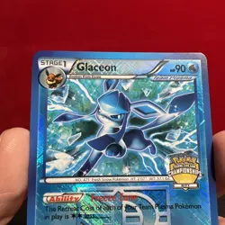 Glaceon 23/116 Team Plasma Freeze Pokemon Card Holo Championship City Promo NM - Image 3