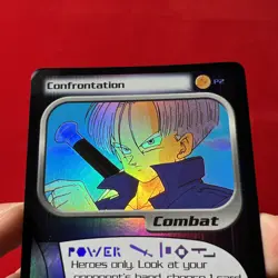 DBZ Dragon Ball Z Confrontation Foil P2 Promo CCG Limited Trucks Saga Card - Image 2