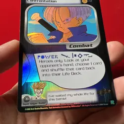 DBZ Dragon Ball Z Confrontation Foil P2 Promo CCG Limited Trucks Saga Card - Image 3