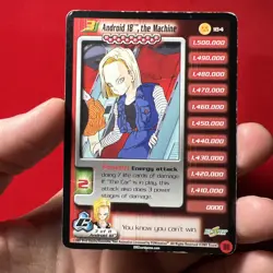 DBZ Dragon Ball Z Android 18, the Machine 184 Unlimited Cell Saga NF Card - Image 1