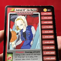 DBZ Dragon Ball Z Android 18, the Machine 184 Unlimited Cell Saga NF Card - Image 2