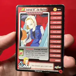 DBZ Dragon Ball Z Android 18, the Machine 184 Unlimited Cell Saga NF Card - Image 4