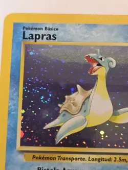 Pokemon Card - Lapras Fossil Spanish 10/62 Holo Rare SWIRL - Image 2