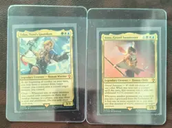 Yuna & Tidus Final Fantasy Foil Magic The Gathering Card Lot FFX MTG Commander - Image 1
