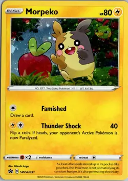 Morpeko - Holo Promo SWSH: Sword & Shield Promo Cards SWSH031 NM - Image 1