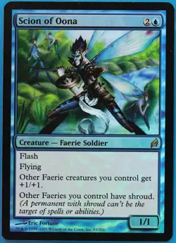 Scion of Oona FOIL Lorwyn PLD Blue Rare MAGIC MTG CARD (ID# 493801) ABUGames - Image 1