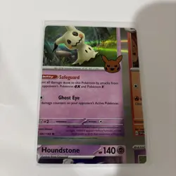 Pokemon Card - Mimikyu Error Miscut NFC Trick or Trade 062/193 Holo Rare - Image 1