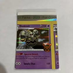 Pokemon Card - Dusknoir Error Miscut NFC Trick or Trade 062/193 Holo Rare - Image 1