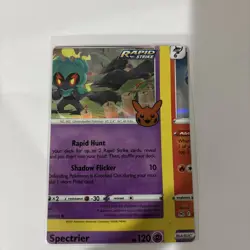 Pokemon Card - Marshadow Error Miscut NFC Trick or Trade 062/193 Holo Rare - Image 1